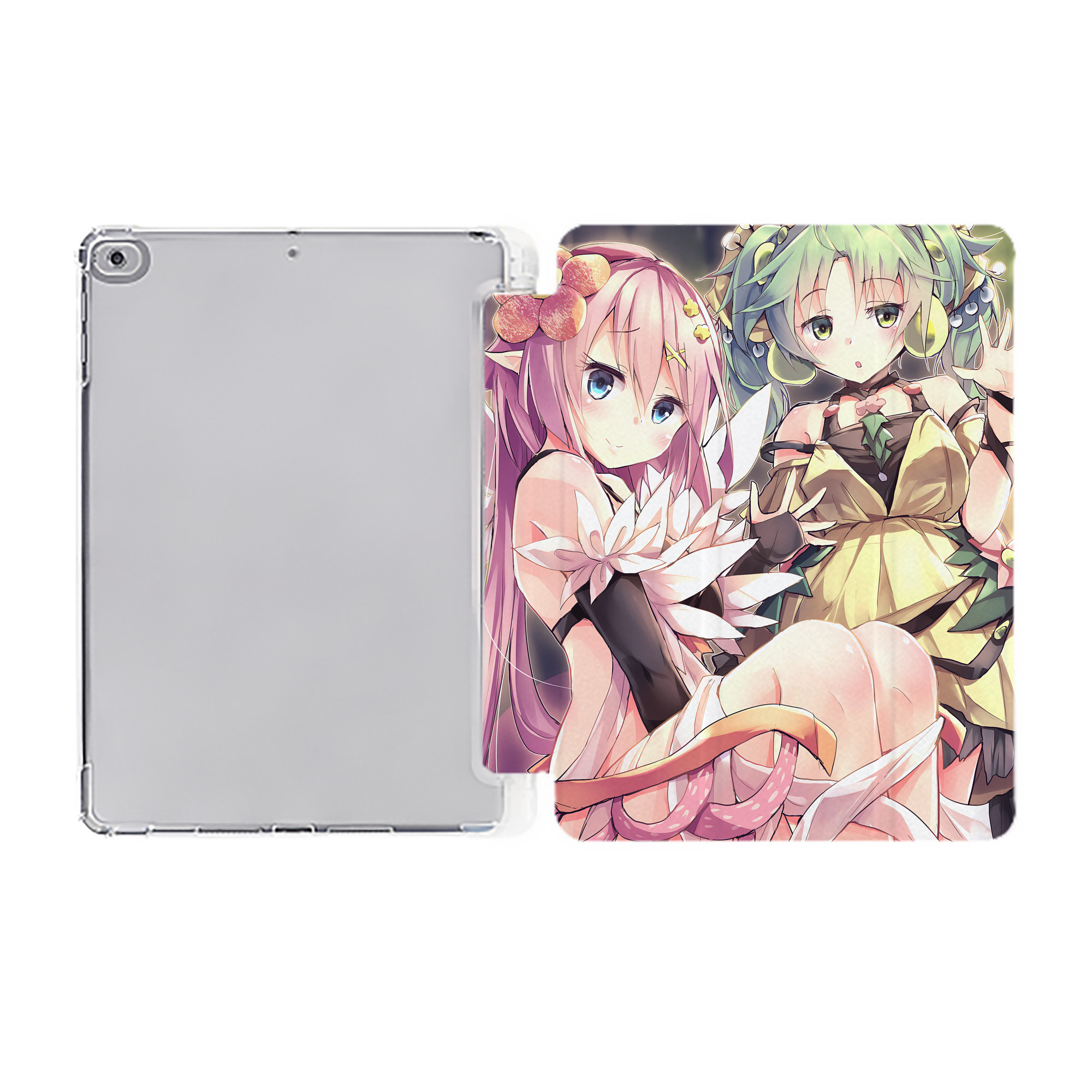 （画像用） 遊☆戯☆王 Yu-Gi-Oh! IPad ケース ペン収納付き 三つ折りスタンド PUレザー×シリコン 対応機種9.5/10.5/10.9インチ